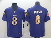 Nike Ravens 8 Lamar Jackson Purple Color Rush Limited Jersey,baseball caps,new era cap wholesale,wholesale hats